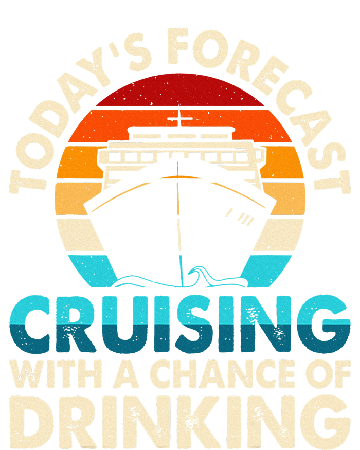 Today's Forecast Cruising With A Chance Of Drinking Cruise Sustainable Bucket Hat