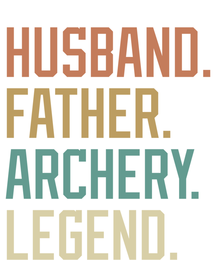 Husband Father Archery Legend Father's Day Birthday Cute Gift T-Shirt