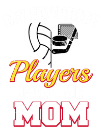 My Favorite Players Call Me Mom Funny Volleyball Hockey Mom Gift Zip Tote Bag