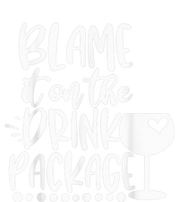 Blame It On The Drink Package Cruise Alcohol Wine Lover T-Shirt