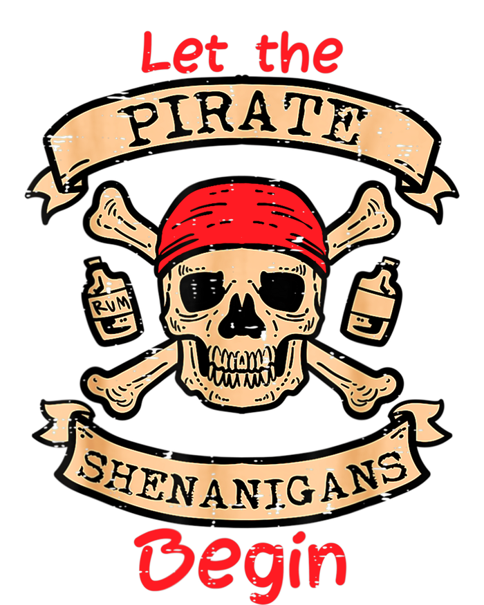 Let The Pirate Shenanigans Begin - Crossbones Freebooter Women's Perfect Tri Tunic Long Sleeve Shirt