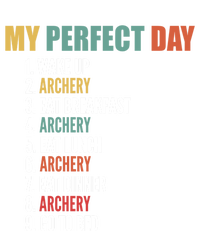 My Perfect Day Funny Archery Gift Ladies Long Sleeve Shirt