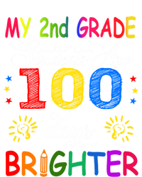 My 2nd Grade Students Are 100 Days Brighter Funny Gift Teachers Gift T-Shirt