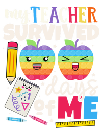 My Teacher Survived 100 Days Of Me In School Funny Students Gift T-Shirt