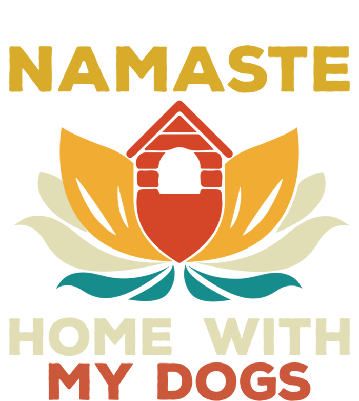 Namaste Home With My Dogs Funny Yoga Gift Tall T-Shirt