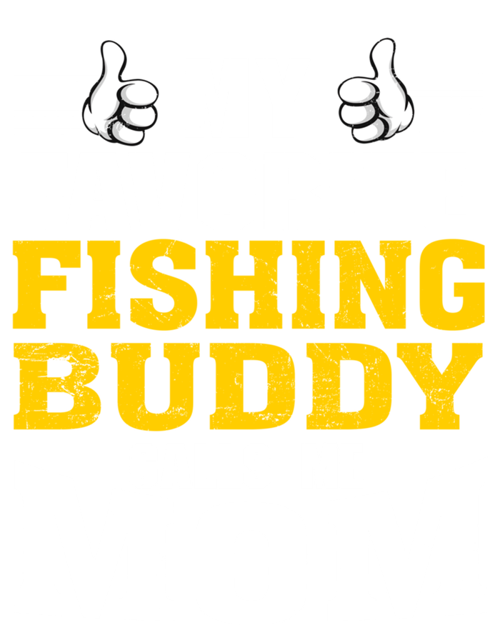 My Favorite Fishing Buddy Calls Me Mom Gift Valucap Bio-Washed Visor