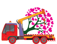 Love Heart Tree On Crane Truck Gift T-Shirt