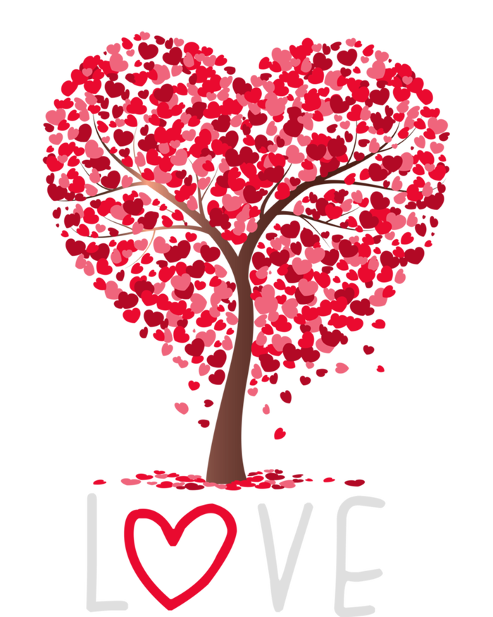 Love Heart Tree Valentines Day Matching Gift Great Gift Short Acrylic Beanie