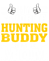 My Favorite Hunting Buddy Calls Me Mom Funny Gift Kids Long Sleeve Shirt