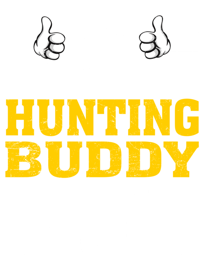 My Favorite Hunting Buddy Calls Me Mom Funny Gift Kids Long Sleeve Shirt