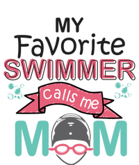 My Favorite Swimmer Calls Me Mom Swim Team Swimming Gift Cute Gift Tall Long Sleeve T-Shirt