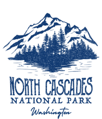 North Cascades National Park Mountain Design Gift Button