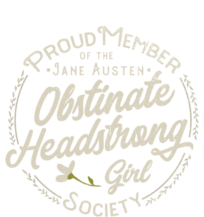 Obstinate Headstrong Jane Austen Pride And Prejudice Gift Women's V-Neck T-Shirt