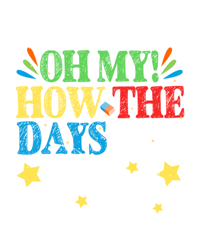 Oh My! How The Days Fly! 100th Day Of School Gift Ladies Essential Tank