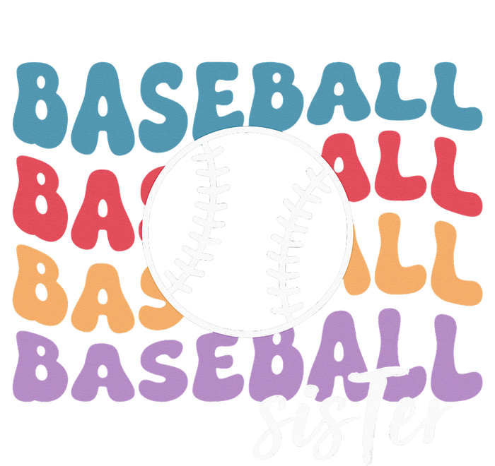 Baseball Sister Retro Big Sister funny Baseball player T-Shirt