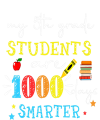 My 5th Grade Students Are 1000 Days Smarter 100 Days School Gift Ladies Long Sleeve Shirt