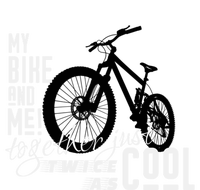 My Bike And Me Twice As Cool Funny Mountain Bike Cool Gift T-Shirt