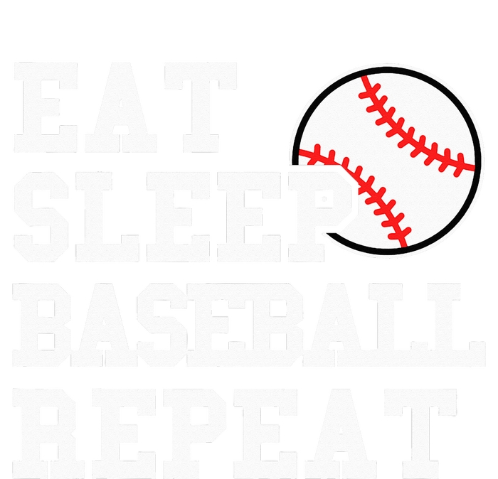 Eat Sleep Baseball Repeat Funny Baseball Lover Tall Hoodie