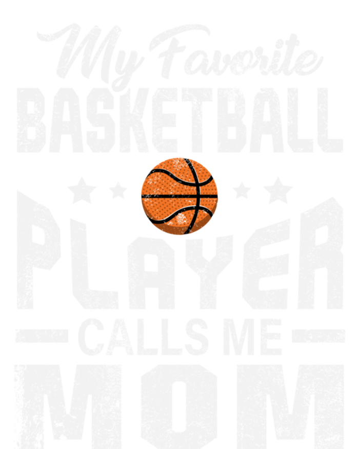 My Favorite Basketball Player Calls Me Mom Cool Gift Softstyle Adult Sport Polo