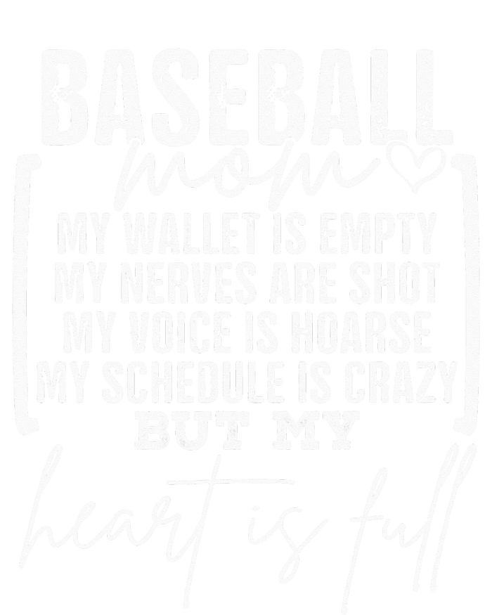 Baseball Mom My Wallet Is Empty My Nerves Are Shot Cooling Performance Long Sleeve Crew