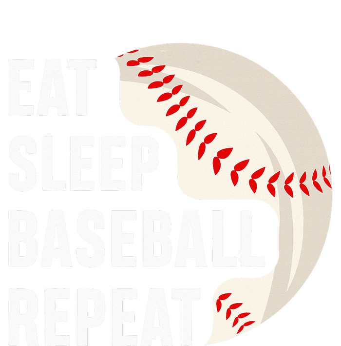 EAT SLEEP BASEBALL REPEAT Baseball Player T-Shirt