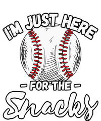 I'm Just Here For The Snacks Funny Baseball League Sustainable Bucket Hat