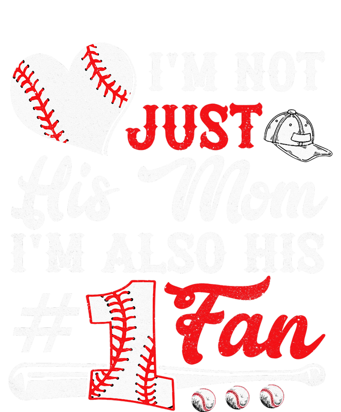 I'm Not Just His Aunt I'm His Number One Fan Baseball High Crown Mesh Back Trucker Hat