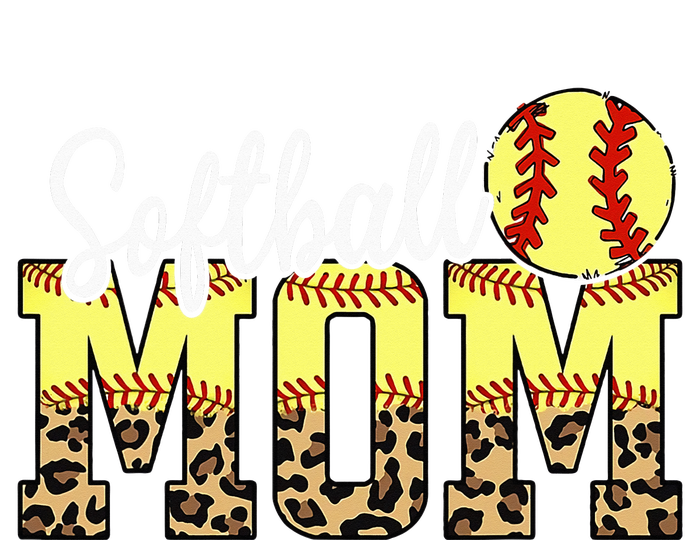 Game Day Leopard Baseball Softball Mom Life T-Shirt