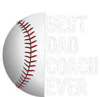 Best Dad Coach Ever Funny Baseball Tee for Sport Lovers T-Shirt