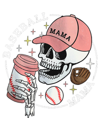 Funny Baseball Mama Skull Happy Mother's Day Funny Gift T-Shirt