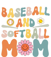 Groovy baseball and softball mom Funny Mother's Day Mom Gift Tie Dye Hoodie