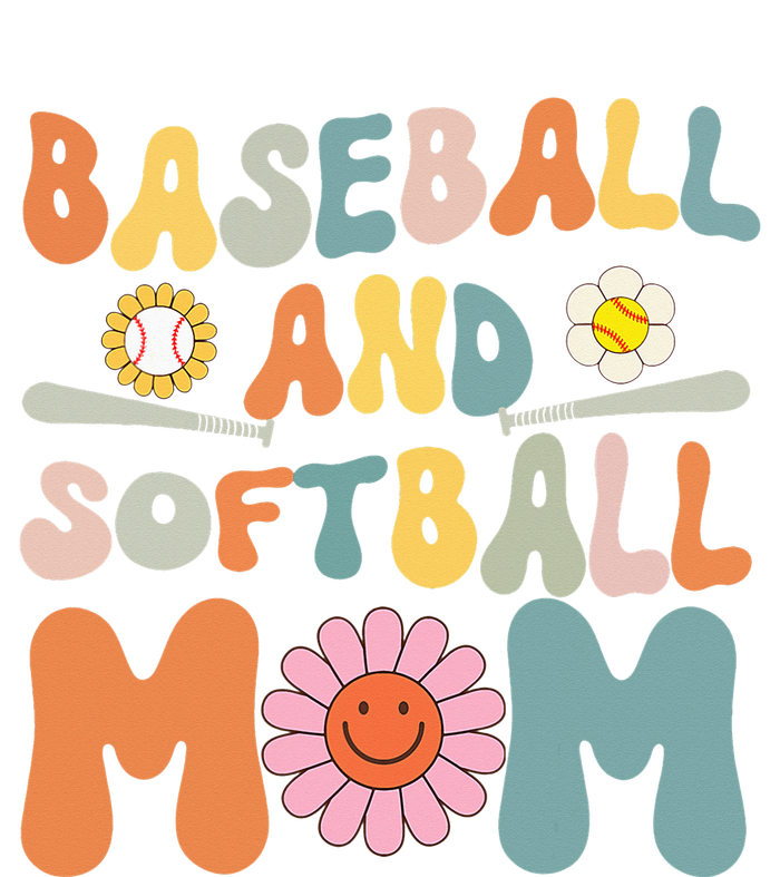 Groovy baseball and softball mom Funny Mother's Day Mom Gift Tie Dye Hoodie