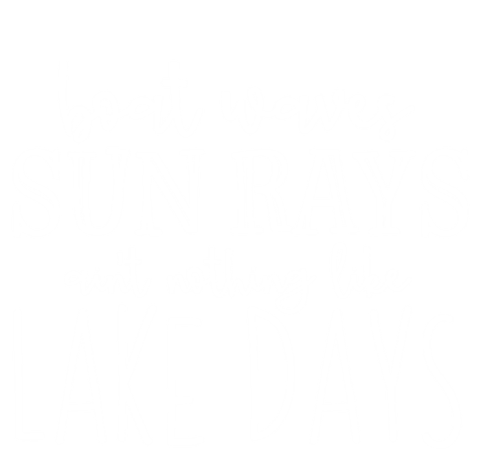 Lake Days Boat Waves Sun Rays Love Tee Great Gift Long Sleeve Shirt