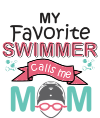 My Favorite Swimmer Calls Me Mom Swim Team Swimming Gift Meaningful Gift Women's V-Neck T-Shirt