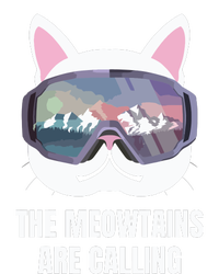 Ski Snowboard Goggles Funny The Meowtains Are Calling Gift Kids T-Shirt