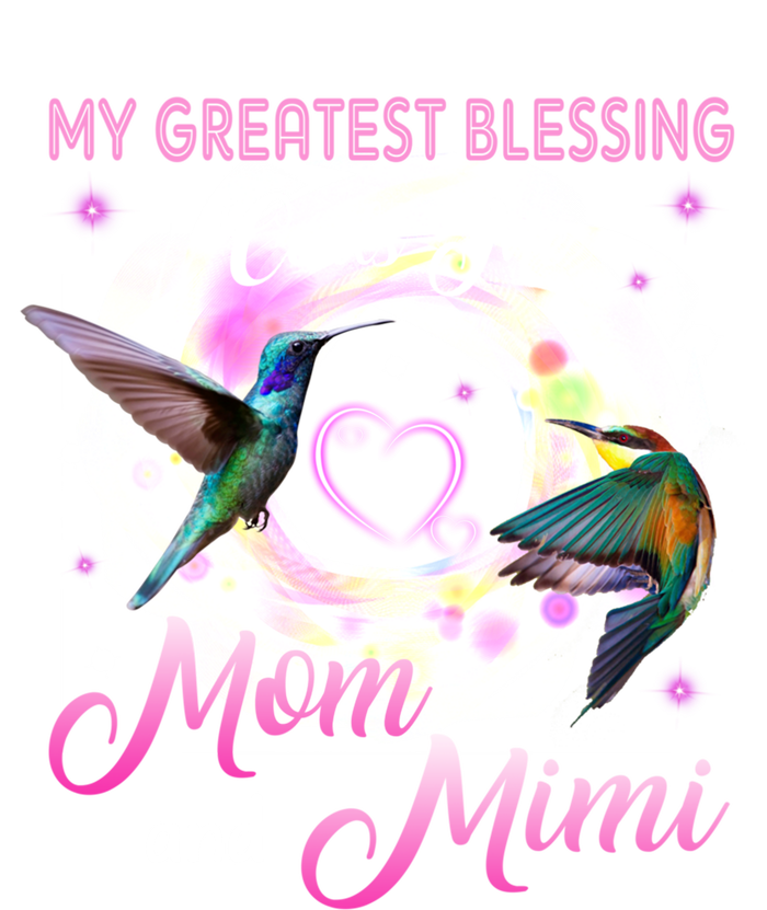 My Greatest Blessing Calls Me Mom And Mimi Gift Premium T-Shirt