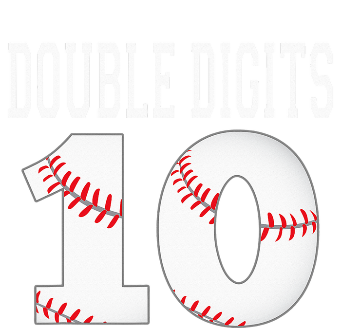 Ten Birthday Double Digits 10th Birthday Baseball Softstyle Adult Sport Polo