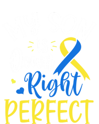 My Son Is Down Right Perfect Down Syndrome Awareness Mom Dad Gift Tie-Dye Long Sleeve Shirt