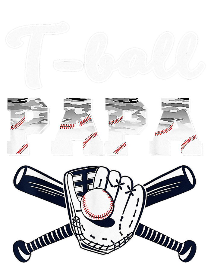 TBall Tee Ball Papa Baseball Dad gift Father's Day T-Shirt