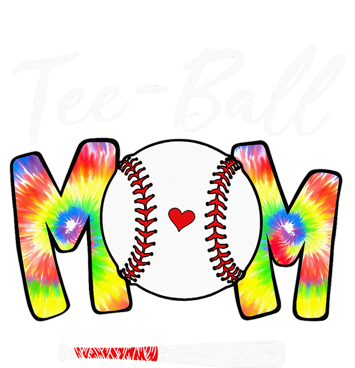 Teeball Mom Tie Dye Funny Ball Mom Mother's Day T-Shirt