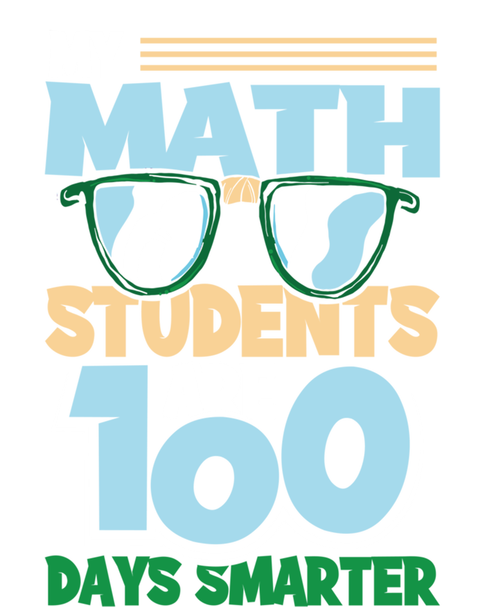 My Math Students Are 100 Days Smarter 100th Day Of School Gift Valucap Bio-Washed Visor