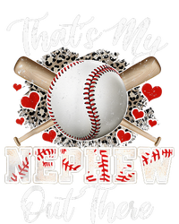 That's My Nephew Out There Baseball Aunt Auntie Mothers Day Women's Flannel Pajama Set