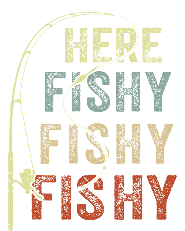 Fishing Here Fishy Bass Fish Funny Tall Hoodie