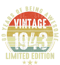 80 Year Old Vintage 1943 Limited Edition 80th Birthday Gift Ideas T-Shirt