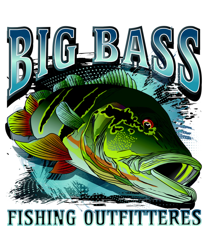 Big Bass Fishing Tie Dye Hoodie