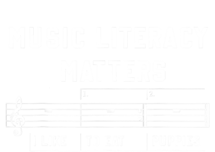 Music Literacy Matters I Like To Eat Puppies Magnet