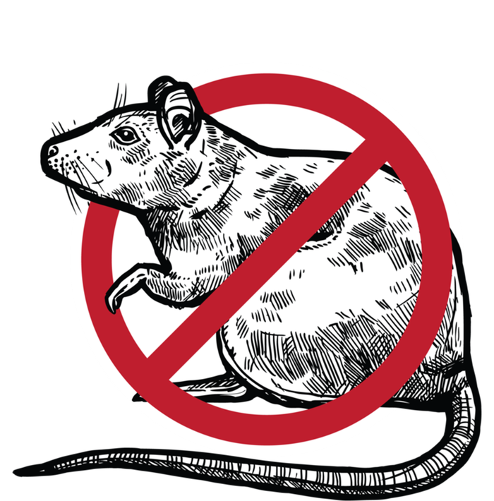 No Rat Sign Stop Snitching Pest Control Cool Novelty Funny Gift Funny Gift T-Shirt