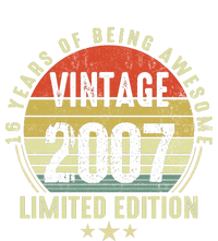 16 Years Of Being Awesome Vintage 2007 Limited Edition T-Shirt