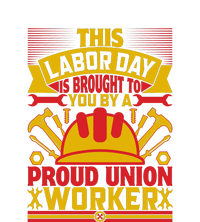 This A Labor Day A Proud Union Worker Gift Cropped Pullover Crew