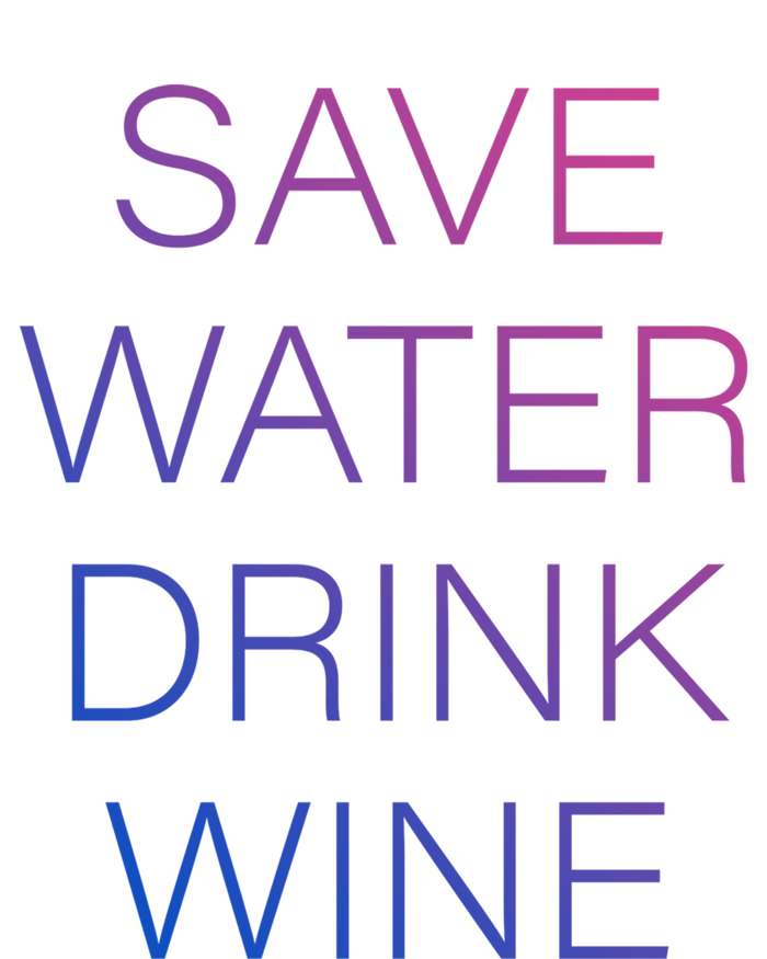 Save Water Wine Typographic Great Gift Full Zip Hoodie